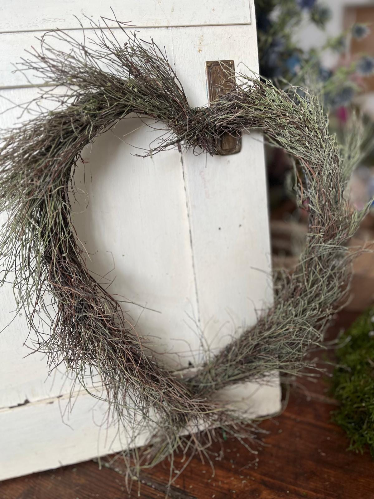 Handgemachtes Herz aus getrocknetem Thymian | Natürliche Kräuterdekoration für Zuhause & Küche