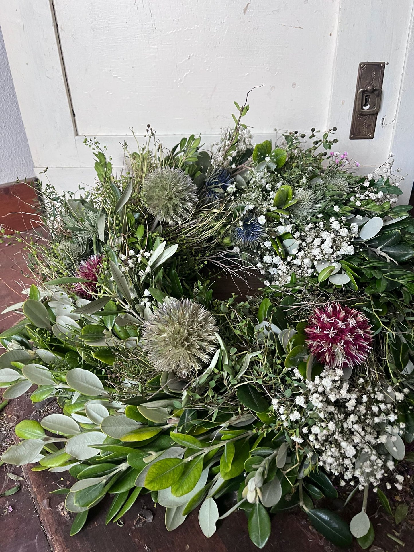 Trockenblumenkranz Unikat dick gebunden – 30cm / 40cm – Naturkranz getrocknet, langlebige Deko