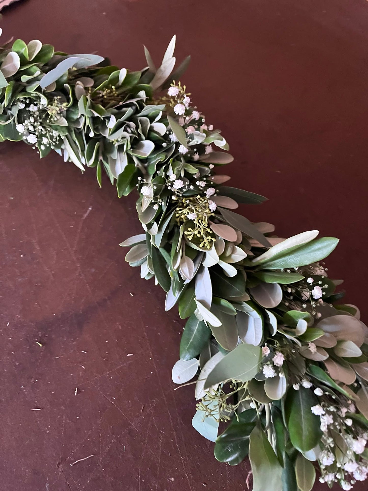 Blumengirlande Hochzeit nach Maß | Autoschmuck Hochzeitsauto, Traubogen, Tischläufer | Individuelle Maßanfertigung