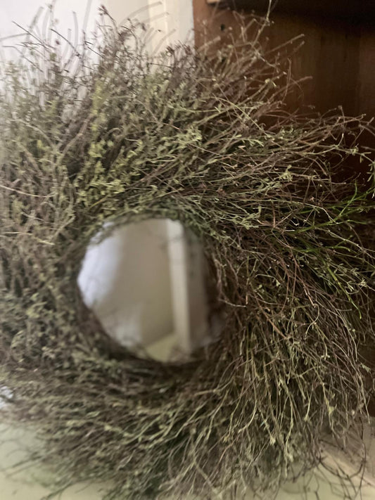 Thymian Kranz – Natürlicher Tür- oder Tischkranz aus frischem Thymian