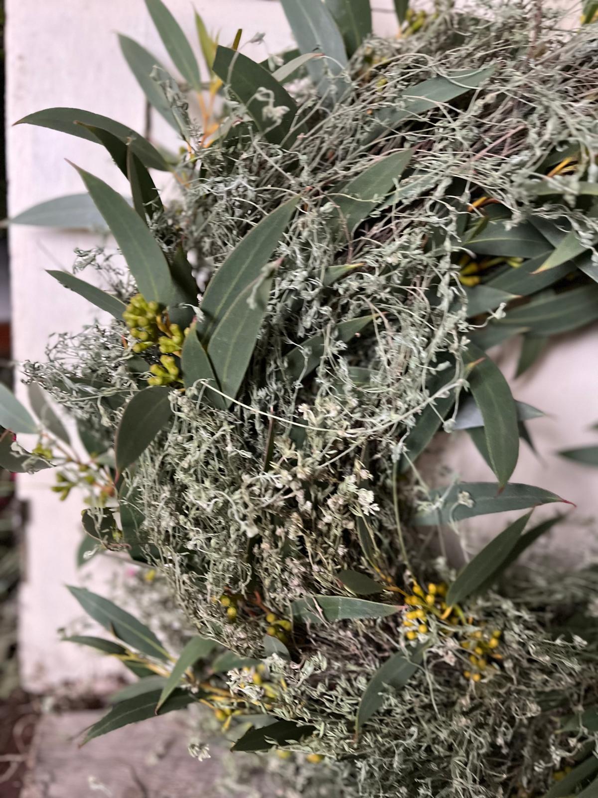 Kranz aus Thymian & Eukalyptus – Handgemachter Türkranz oder Tischkranz