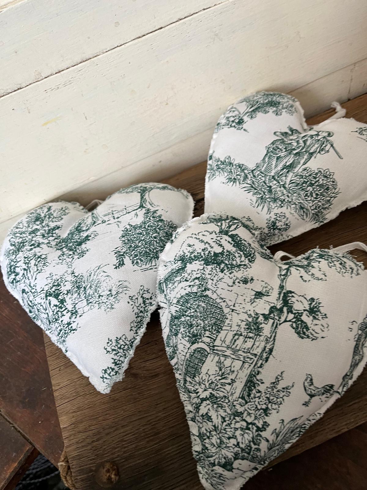 Herzen mit Motiv – Zum Aufhängen, Deko-Unikate ca. 15 x 17 cm