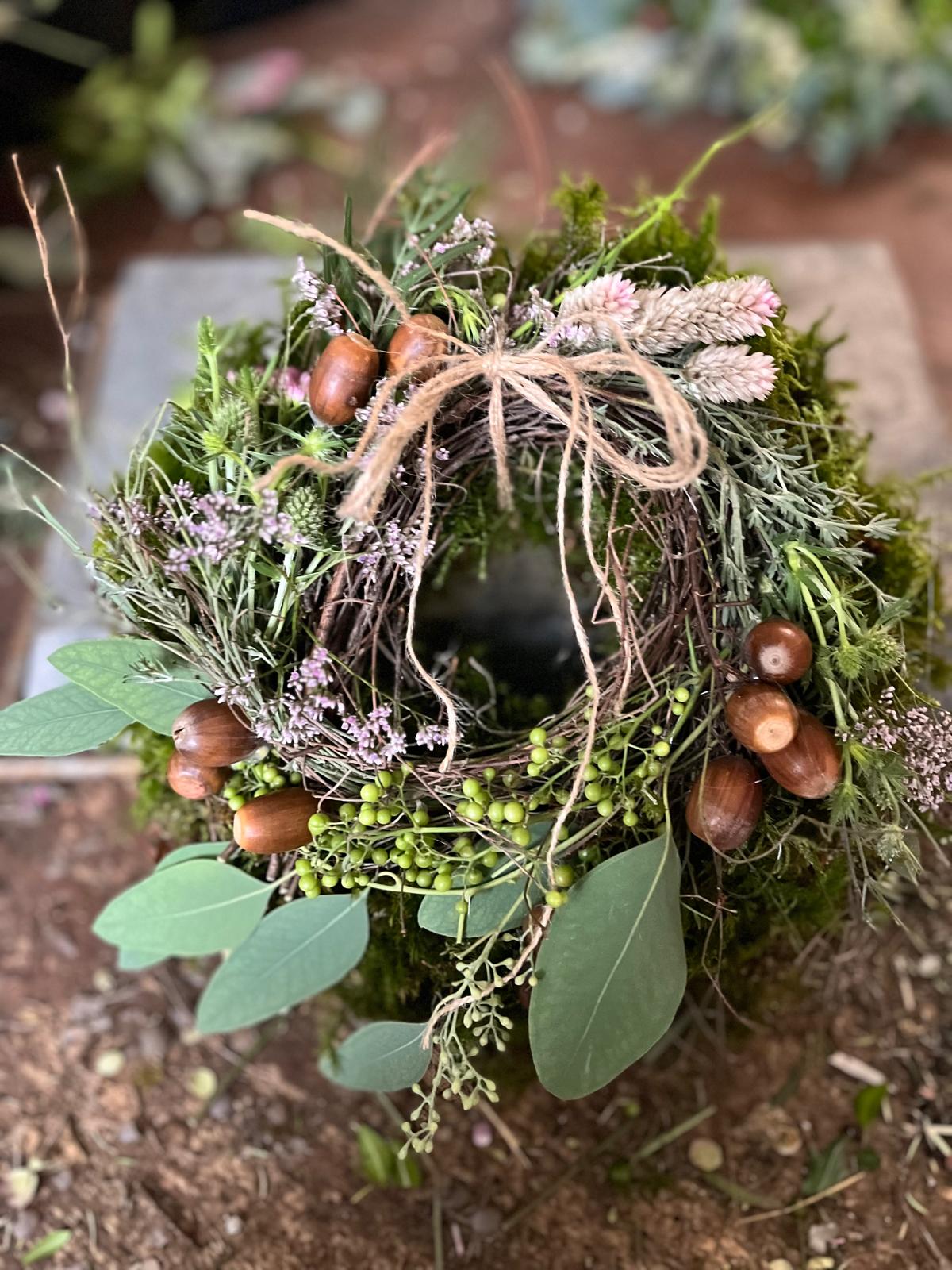 Kranz: Schöne Deko in zwei Größen