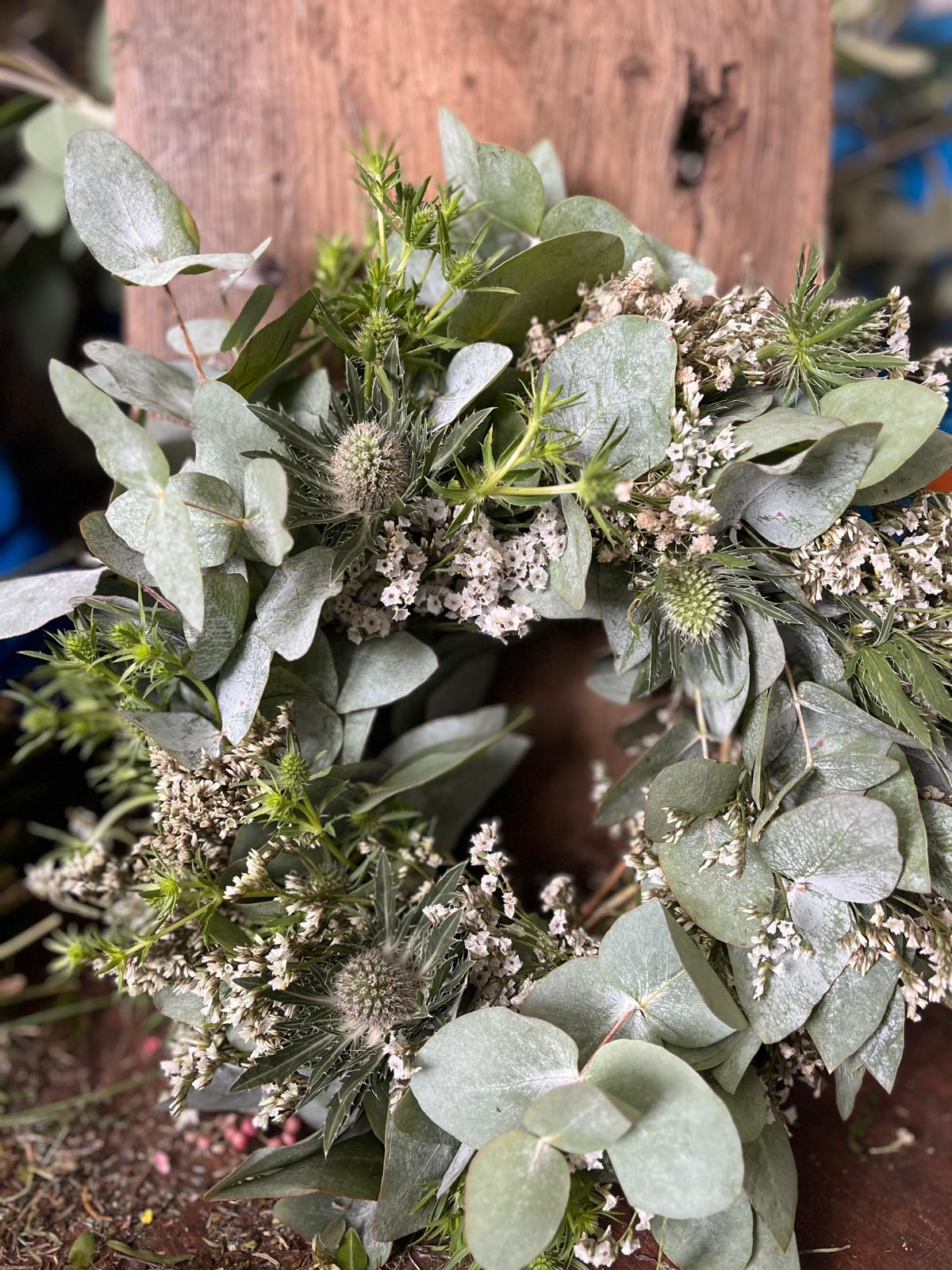 Einzigartiger Deko-Kranz: Jeder ein Unikat