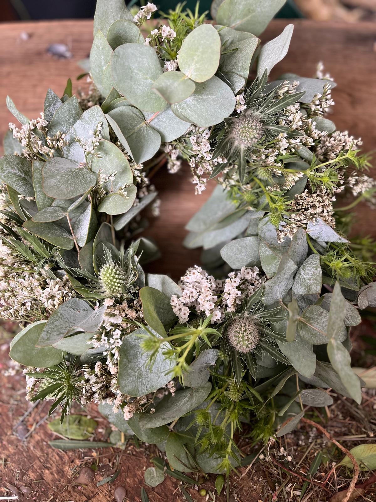 Einzigartiger Deko-Kranz: Jeder ein Unikat