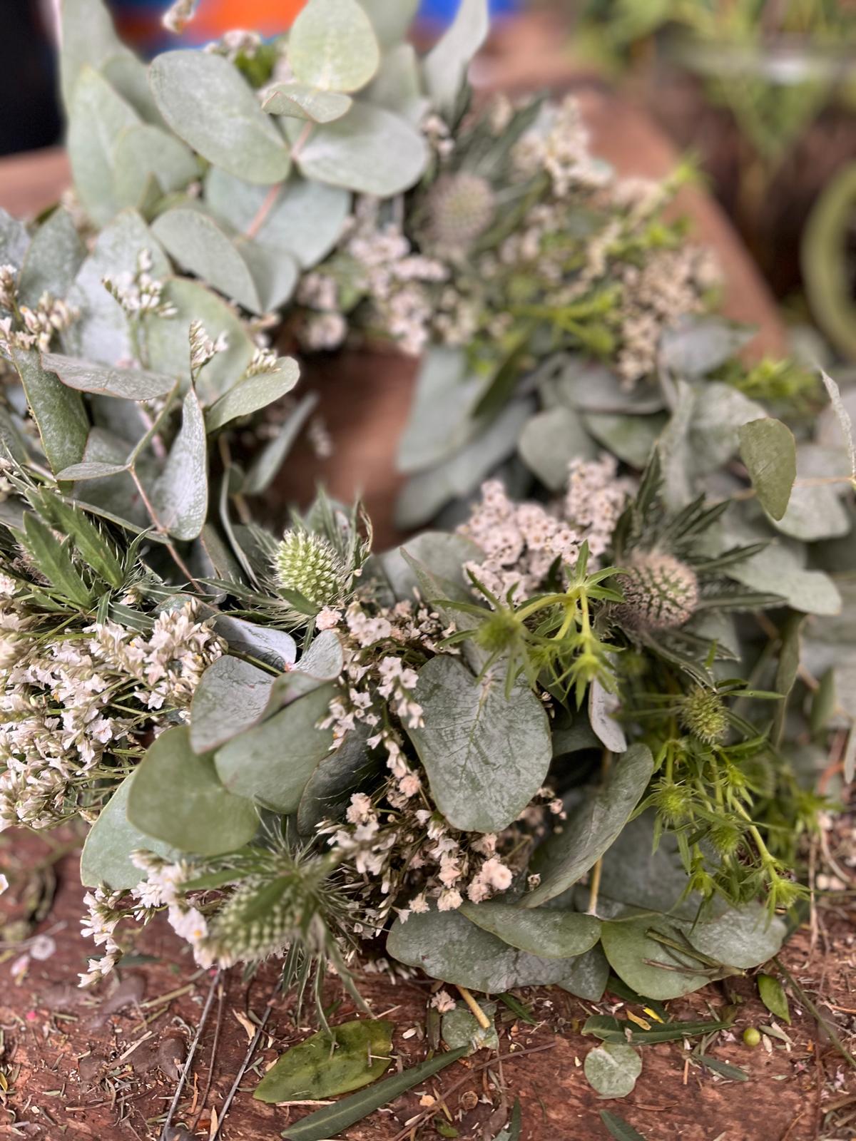 Einzigartiger Deko-Kranz: Jeder ein Unikat