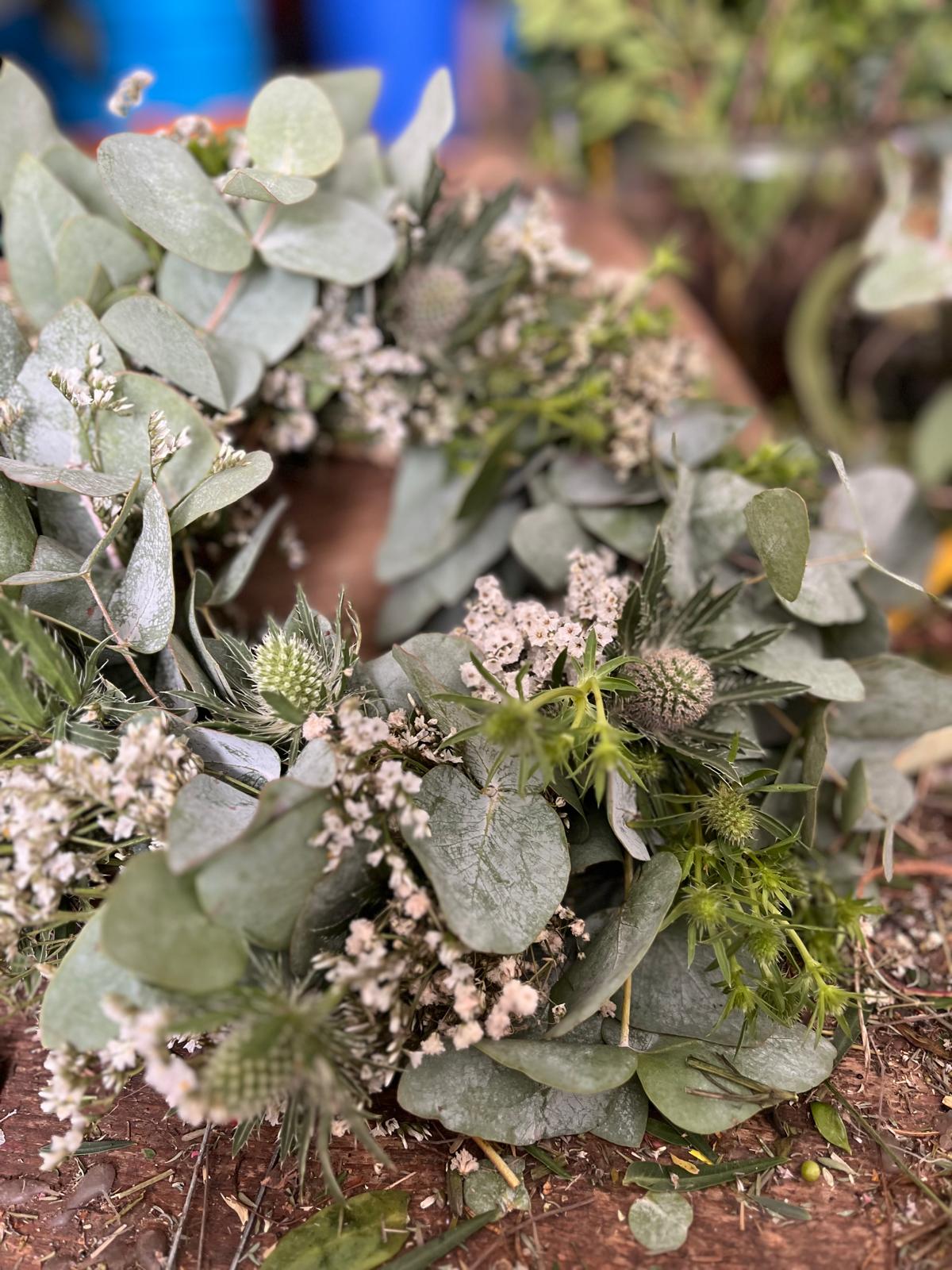 Einzigartiger Deko-Kranz: Jeder ein Unikat