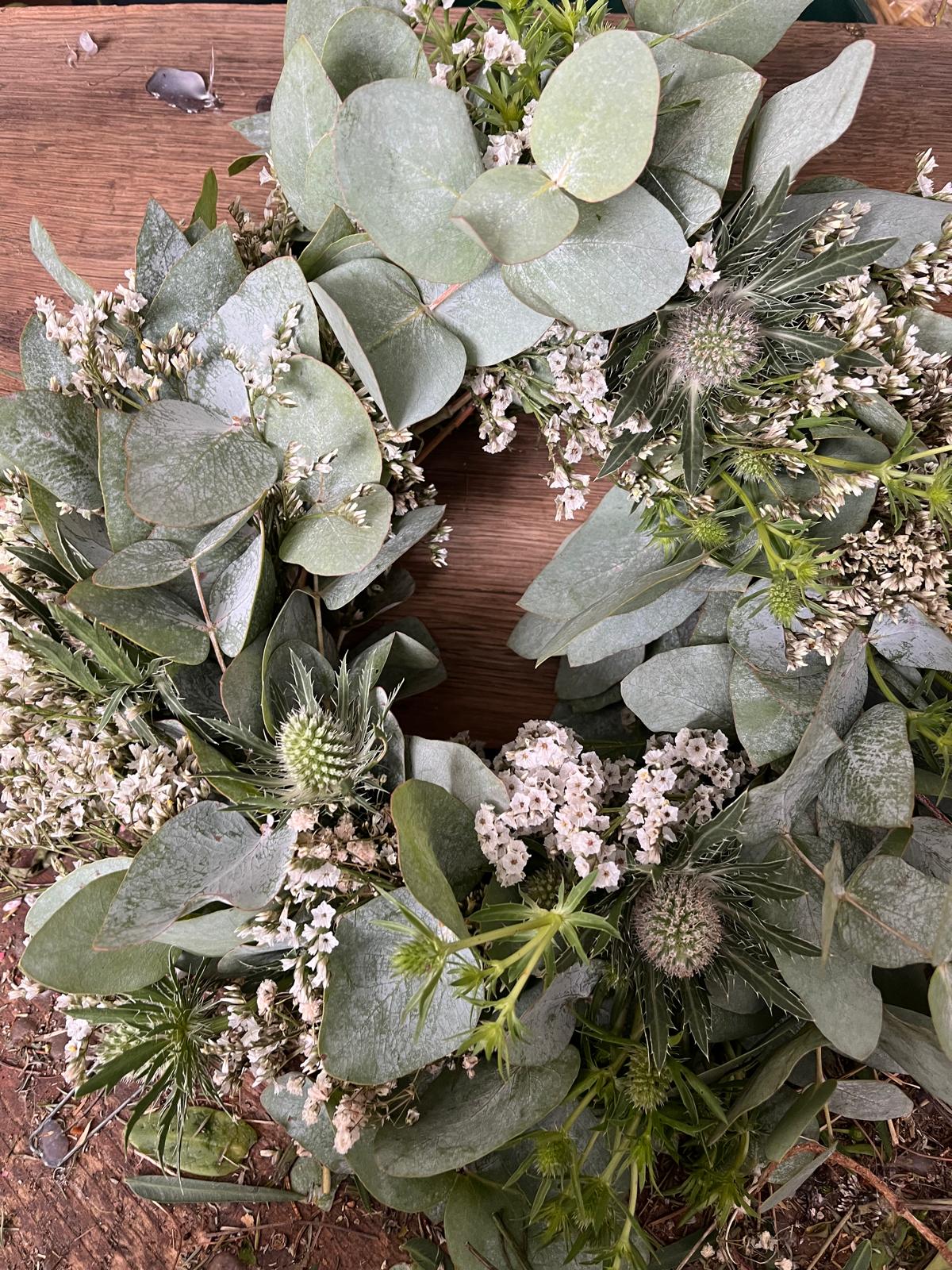 Einzigartiger Deko-Kranz: Jeder ein Unikat