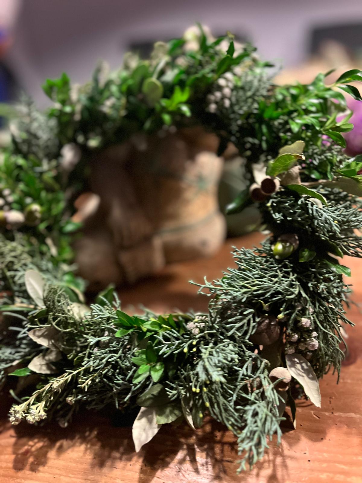 Einzigartiger Deko-Kranz für Tür und Tisch