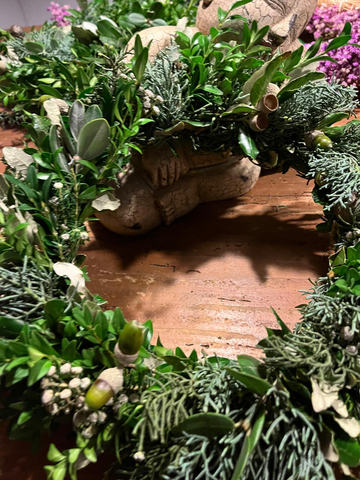 Einzigartiger Deko-Kranz für Tür und Tisch