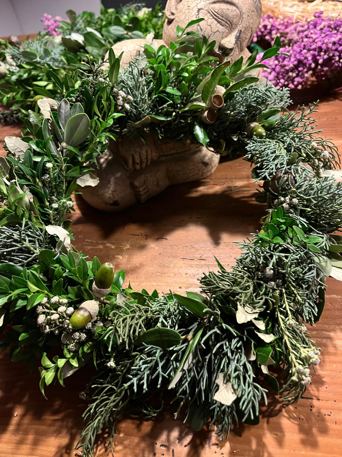 Einzigartiger Deko-Kranz für Tür und Tisch