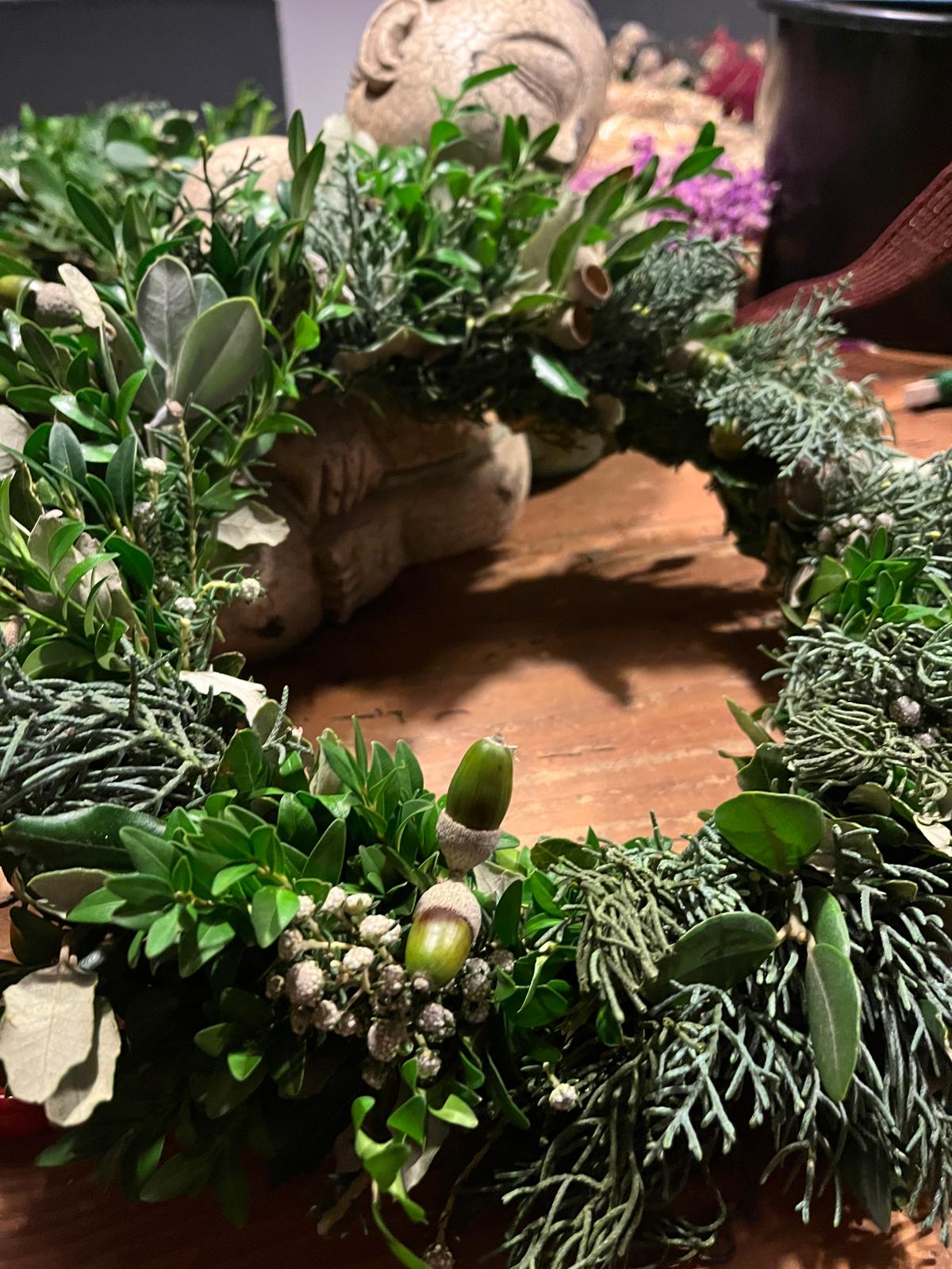 Einzigartiger Deko-Kranz für Tür und Tisch