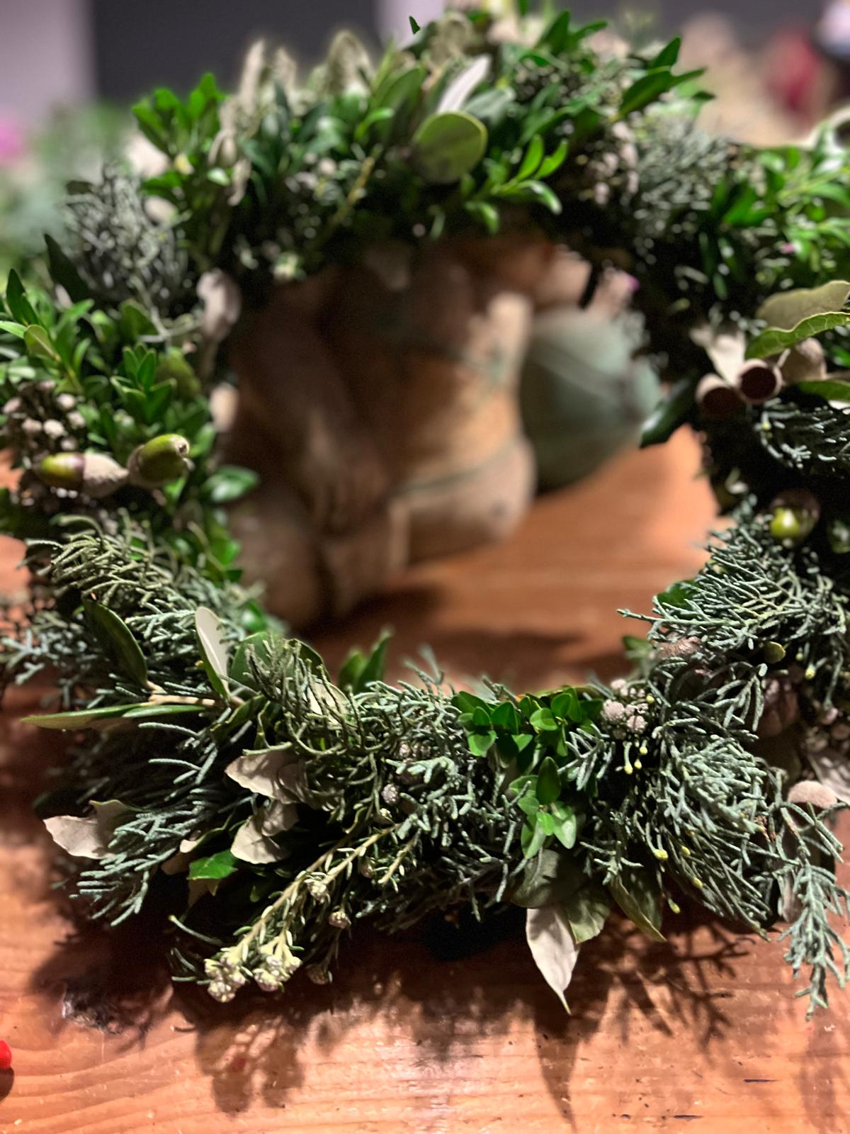 Einzigartiger Deko-Kranz für Tür und Tisch