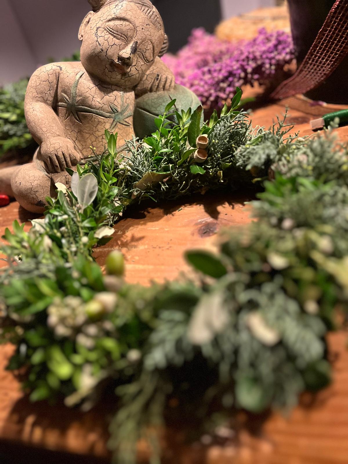 Einzigartiger Deko-Kranz für Tür und Tisch