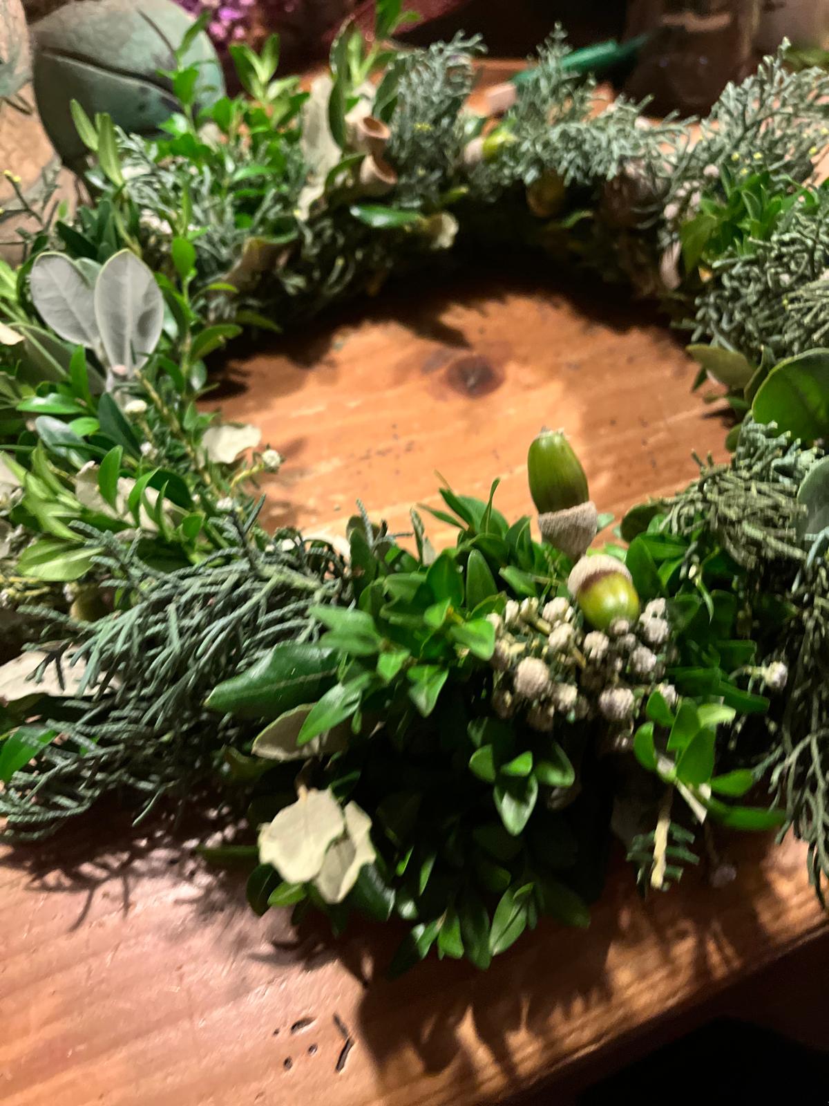 Einzigartiger Deko-Kranz für Tür und Tisch