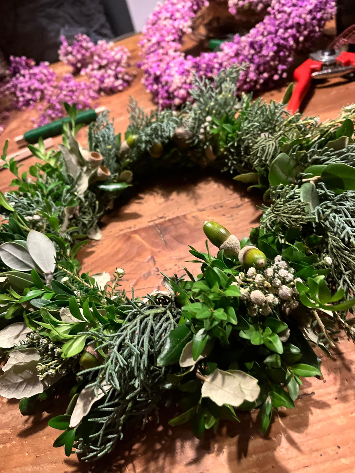 Einzigartiger Deko-Kranz für Tür und Tisch