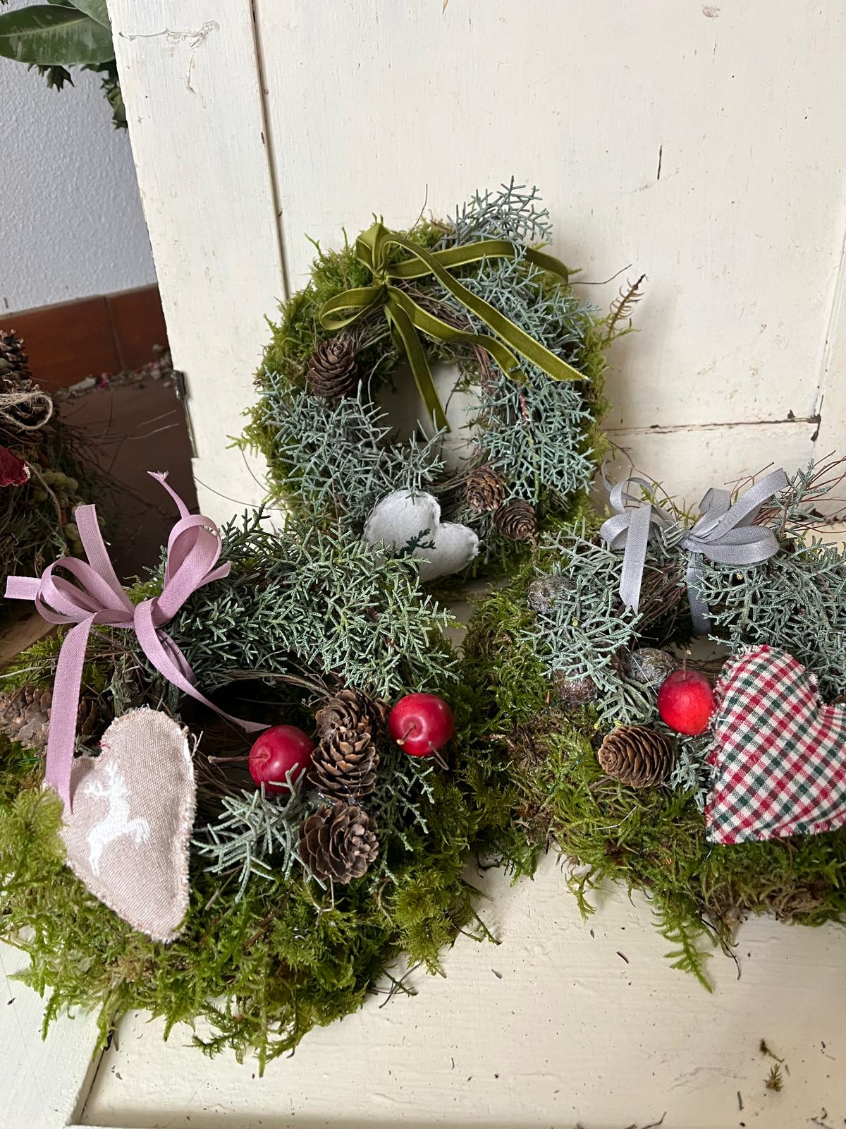 Kleiner Deko Kranz (20 cm) – Handgefertigt – Vielseitige Tisch- oder Wanddeko