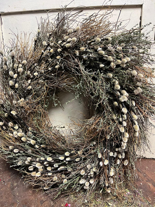 Kranz für die Ewigkeit | Thymian Naturkranz handgebunden | Zeitlose Frühlingsdeko | Türkranz langlebig | Unikat