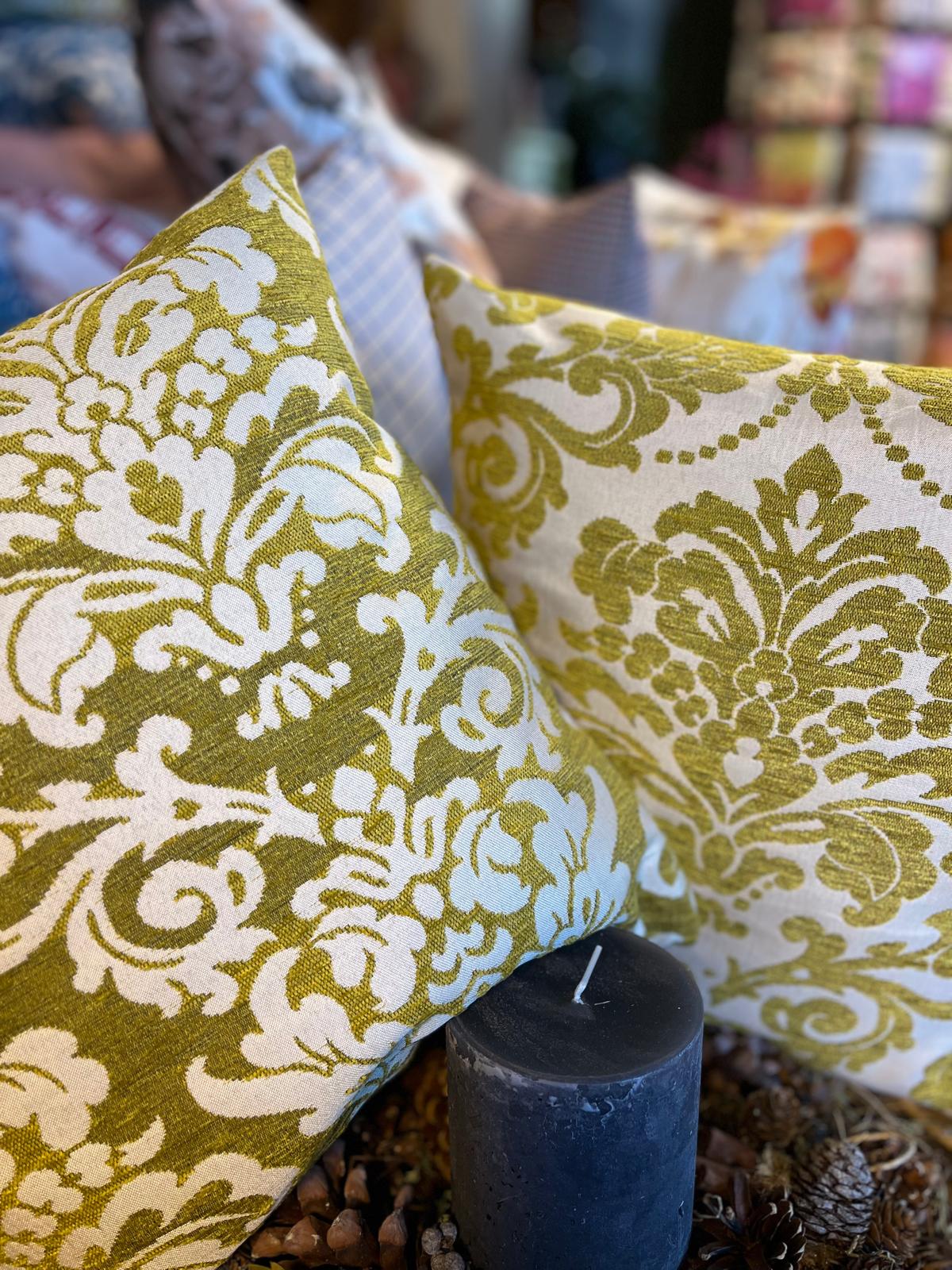 Kissenhülle 40x40 cm | Zeitloses Design | Hochwertiges Dekokissen | Handgefertigt | Kissenbezug für Wohnzimmer & Terrasse