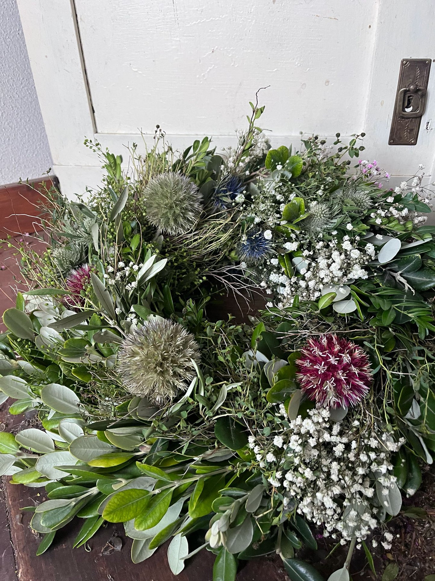 Trockenblumenkranz Unikat dick gebunden – 30cm / 40cm – Naturkranz getrocknet, langlebige Deko