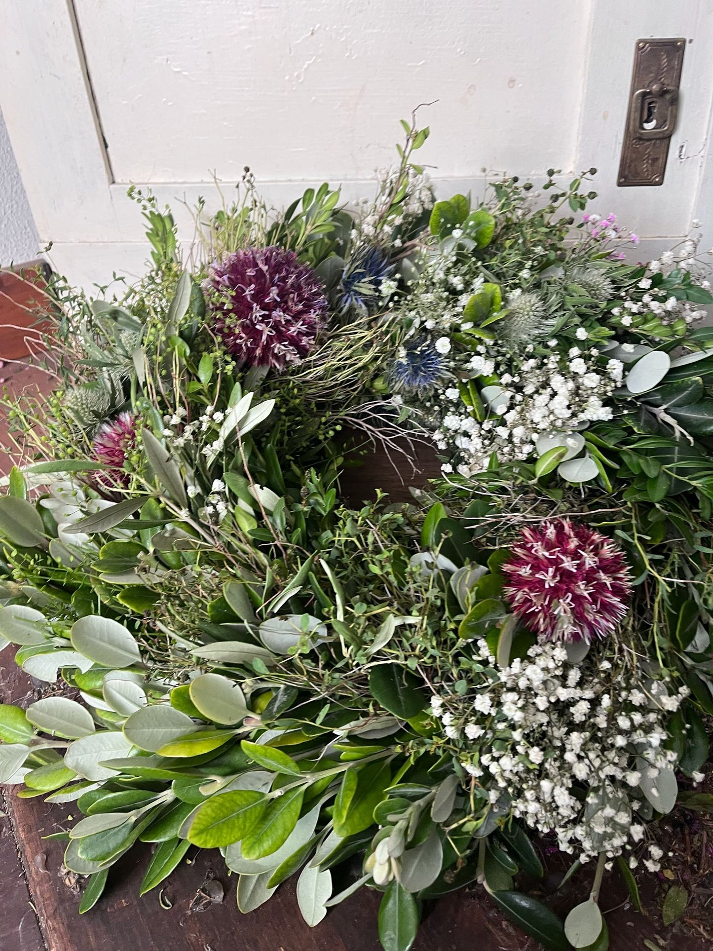 Trockenblumenkranz Unikat dick gebunden – 30cm / 40cm – Naturkranz getrocknet, langlebige Deko
