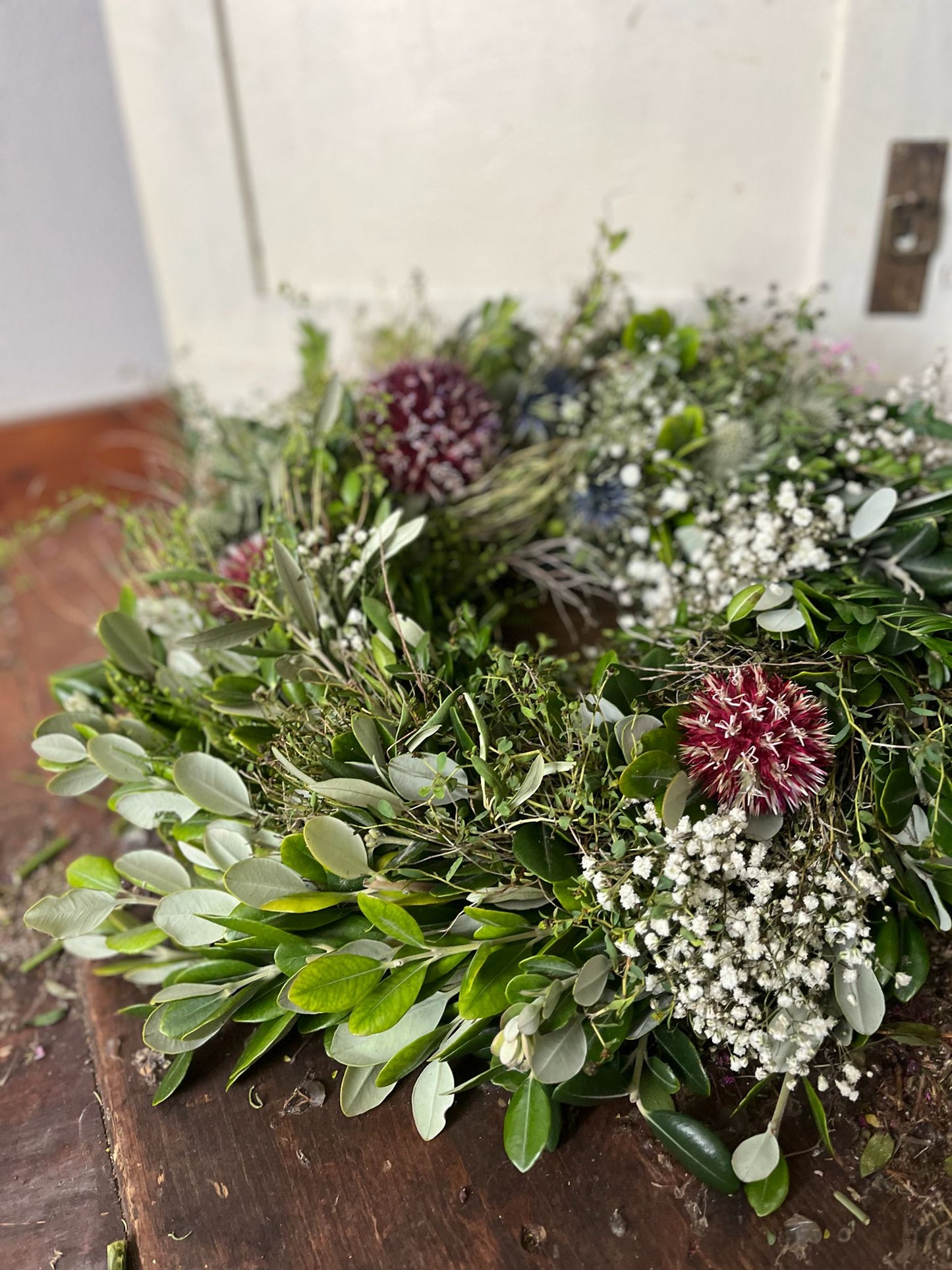 Trockenblumenkranz Unikat dick gebunden – 30cm / 40cm – Naturkranz getrocknet, langlebige Deko