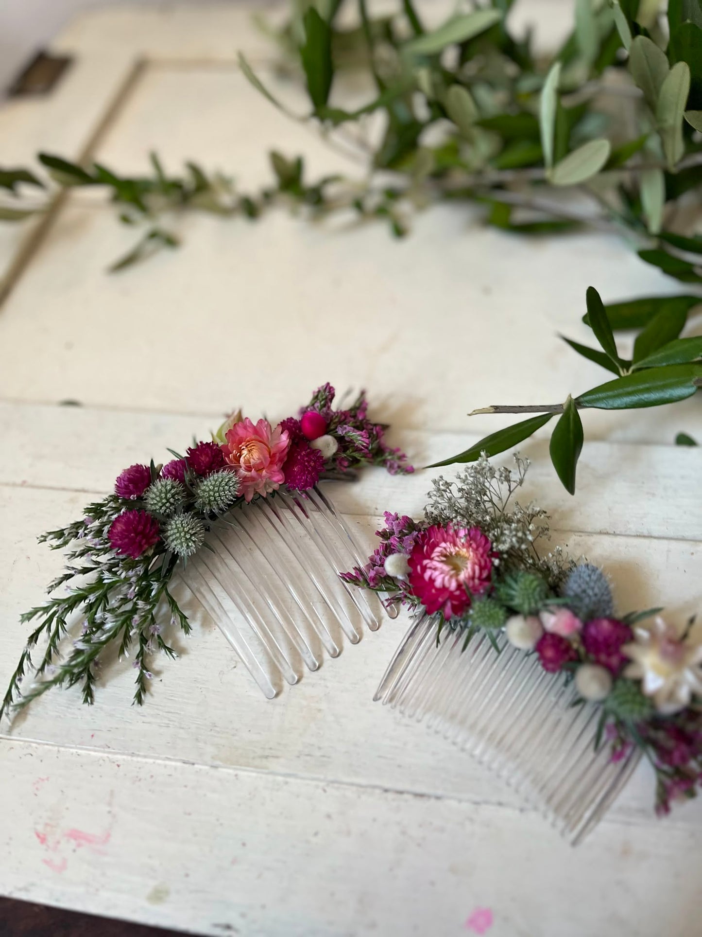 Trockenblumen Haarschmuck, Haarkamm Hochzeit, Haarreif Braut, Haarklammer Blume, Blumenhaarschmuck, Boho Brautfrisur, Haarschmuck Gäste