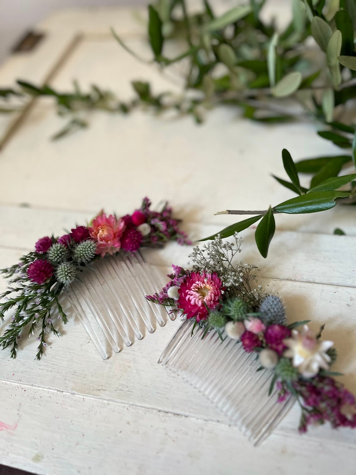 Trockenblumen Haarschmuck, Haarkamm Hochzeit, Haarreif Braut, Haarklammer Blume, Blumenhaarschmuck, Boho Brautfrisur, Haarschmuck Gäste