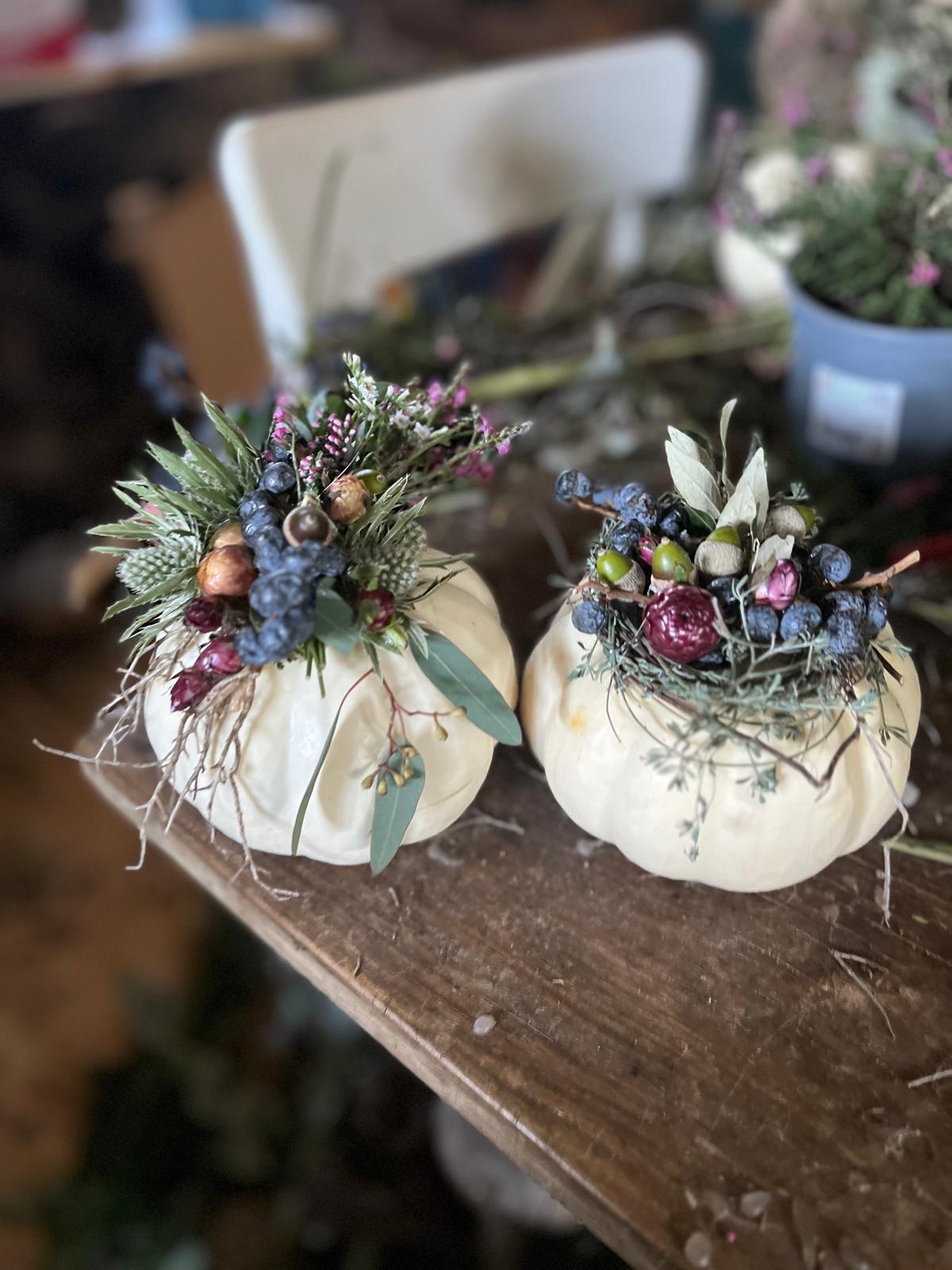 Herbst- & Kürbisdeko – Handgemachtes Unikat 🧡