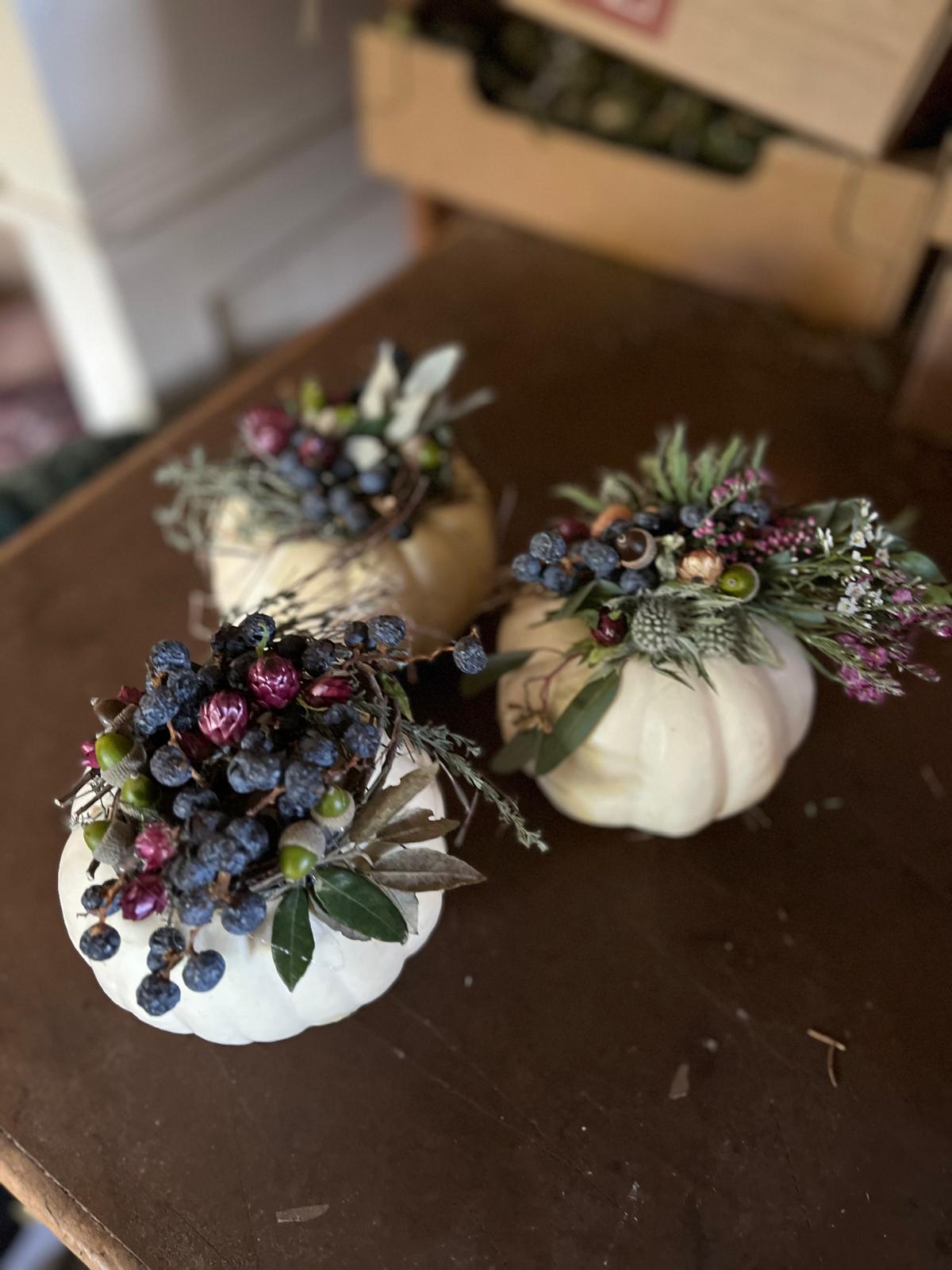 Herbst- & Kürbisdeko – Handgemachtes Unikat 🧡