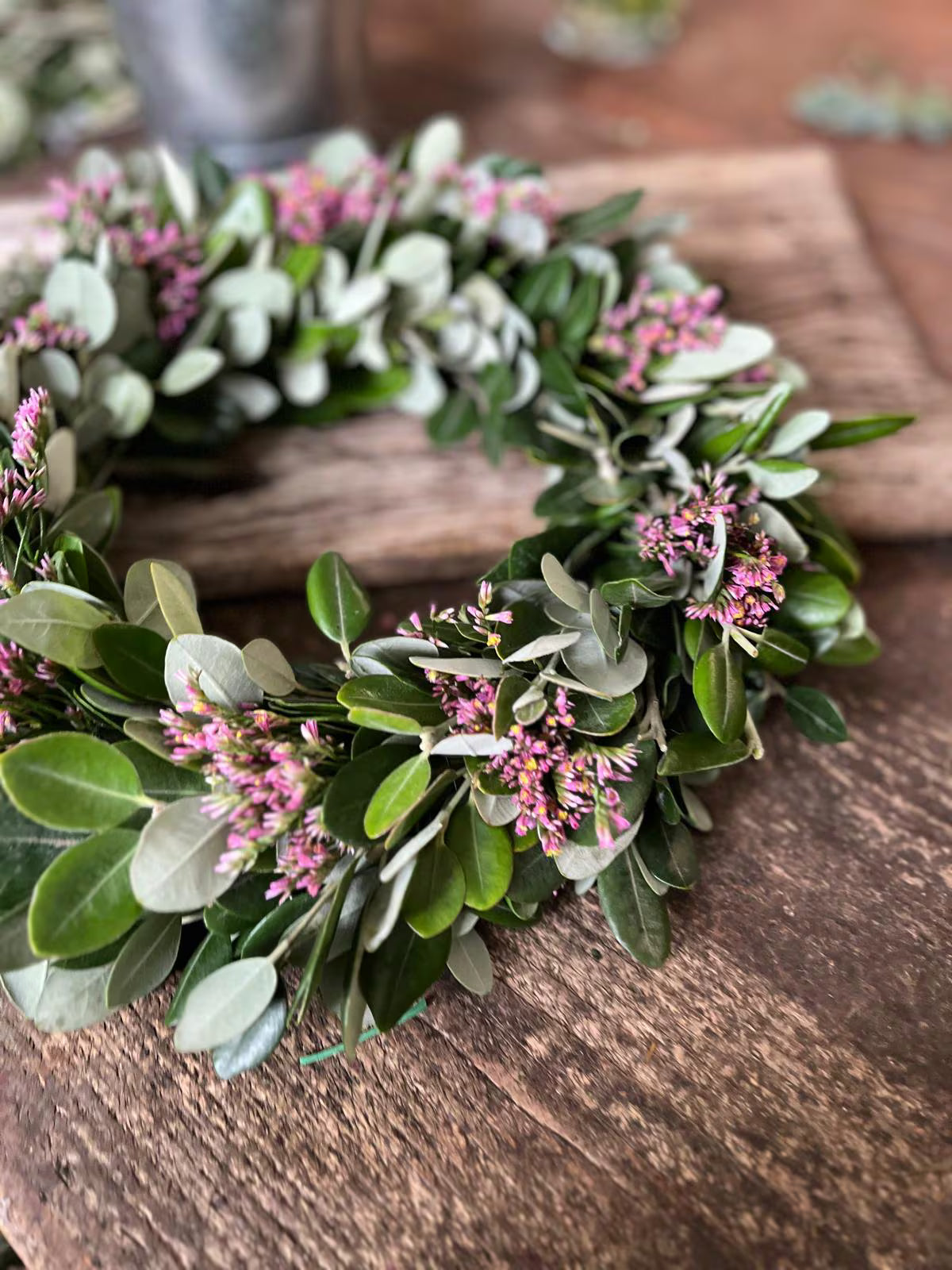 Kranz Deko Kranz natur Floristik türkranz tischkranz