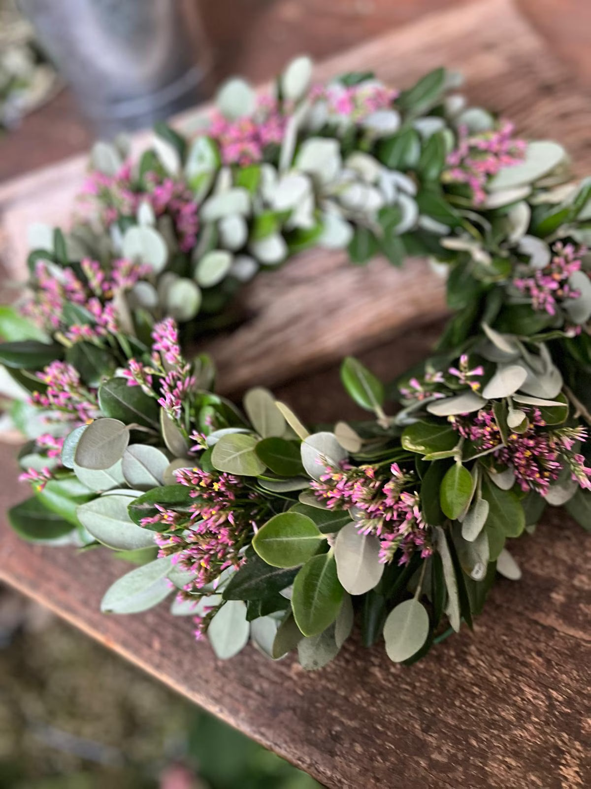 Kranz Deko Kranz natur Floristik türkranz tischkranz